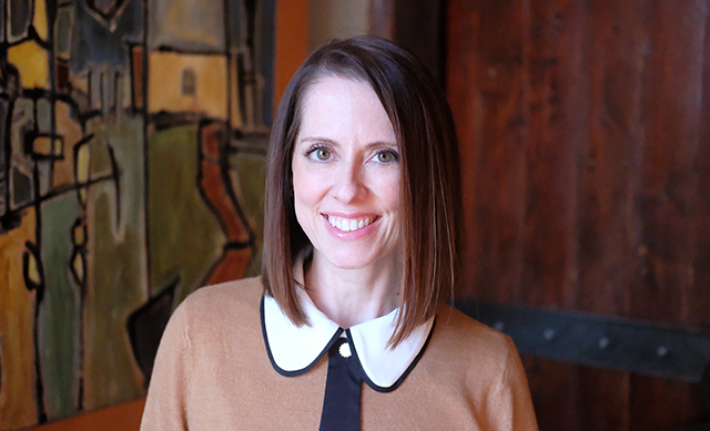 Erin Bartel headshot in Greteman Group office